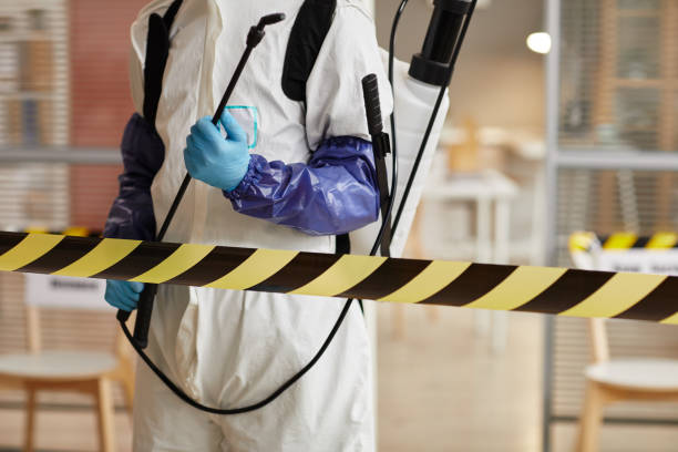 Professional Infectious Disease Decontamination technician working in Lamont, CA